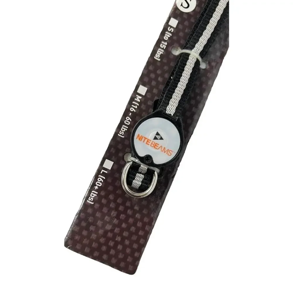 NiteBeams BLACK‎ LED Lighted Pet Collar 13
